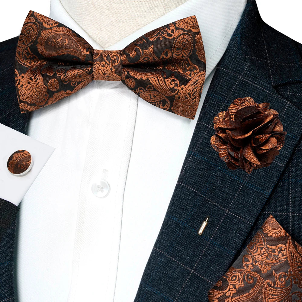 KK Paisley Mens Bow Tie