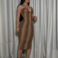 KK Gradient Strapless Dress