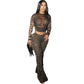 KK 2 Piece Set Croptop+Pants Matching Outfits
