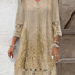 KK Pattern Lace Splicing Hollowed Out Mini Dress