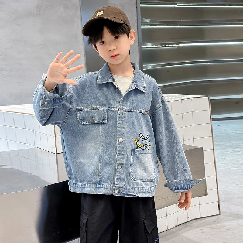 Kids Denim Boys Jacket