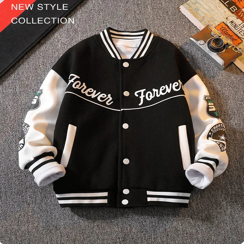 Kids Unisex Baseball Jackets
