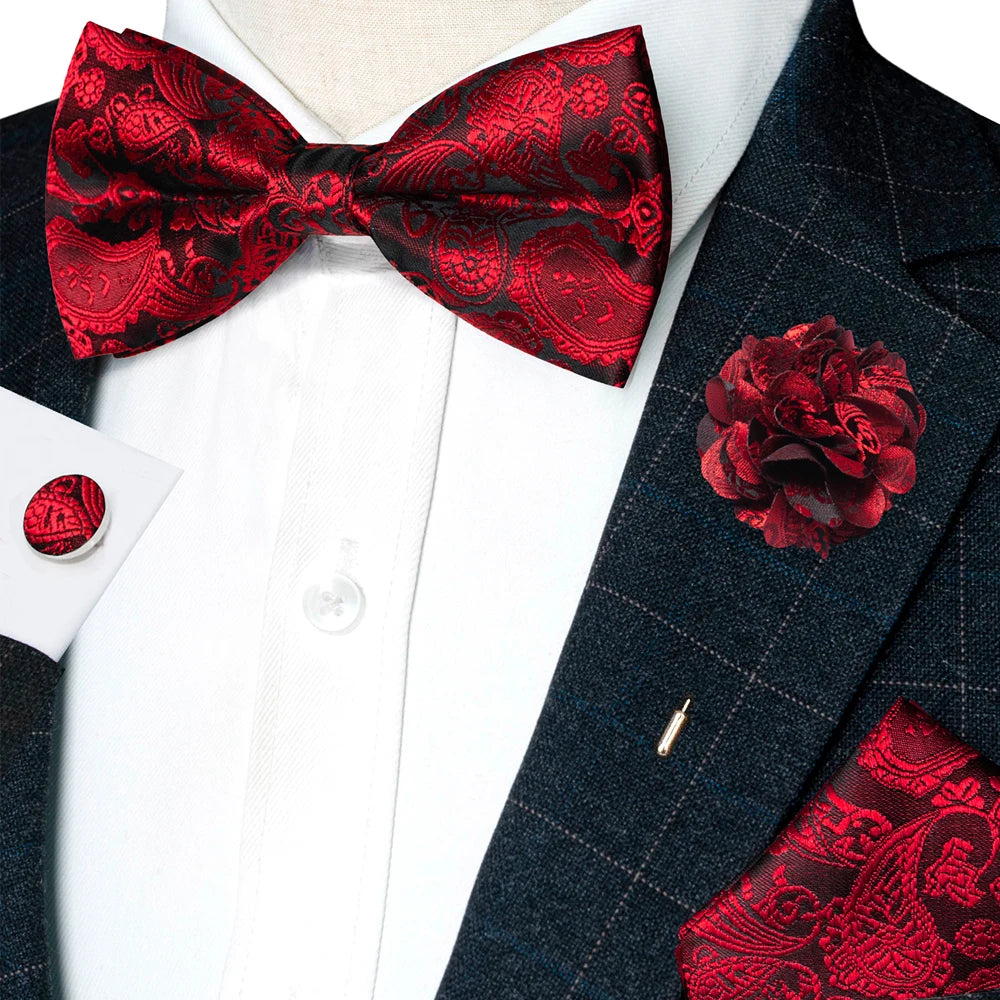 KK Paisley Mens Bow Tie
