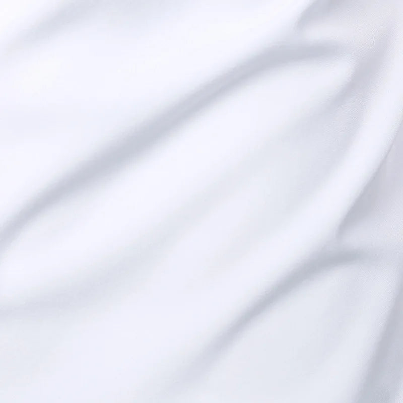 New 2025 Men's Long Sleeve Tuxedo Shirts Fashion Party Wedding Male Dress Shirts Ruffle Pleated Design Solid Shirt Chemise Homme