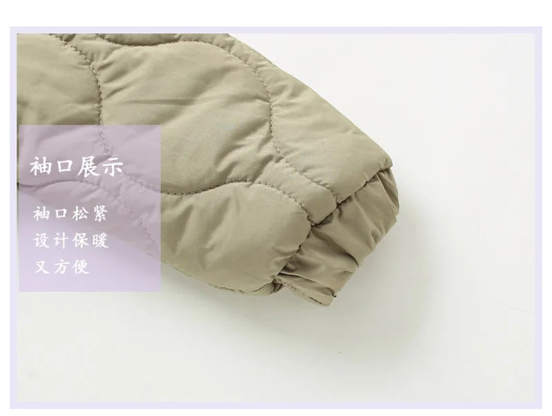 Boys Girls Winter Jackets Children Winter Fleece Down Coat