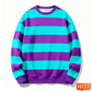 Retro Striped Graphic Unisex Sweatshirts Simple Casual Long Sleeve 3D Printed Ugly Sweatshirt Loose Breathable O Neck Pullovers