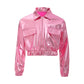 Kids Boys Girls Metallic Jacket