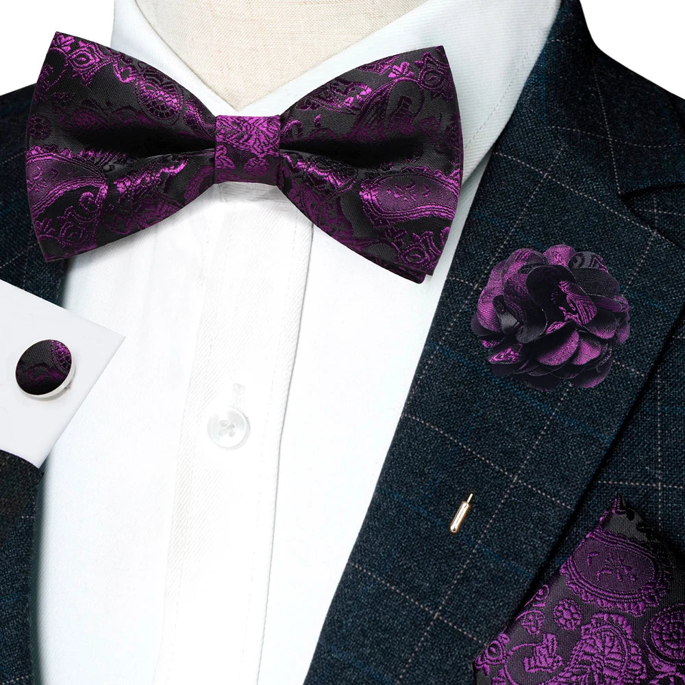 KK Paisley Mens Bow Tie