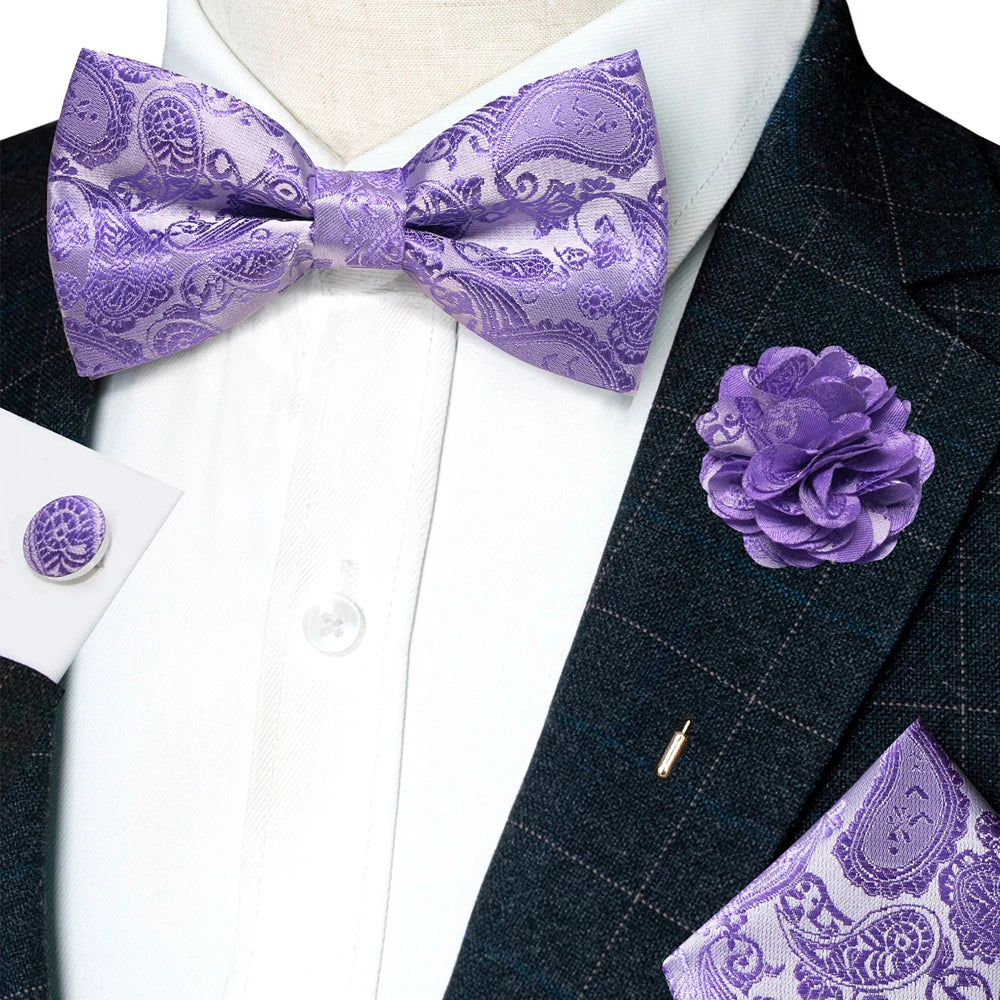 KK Paisley Mens Bow Tie