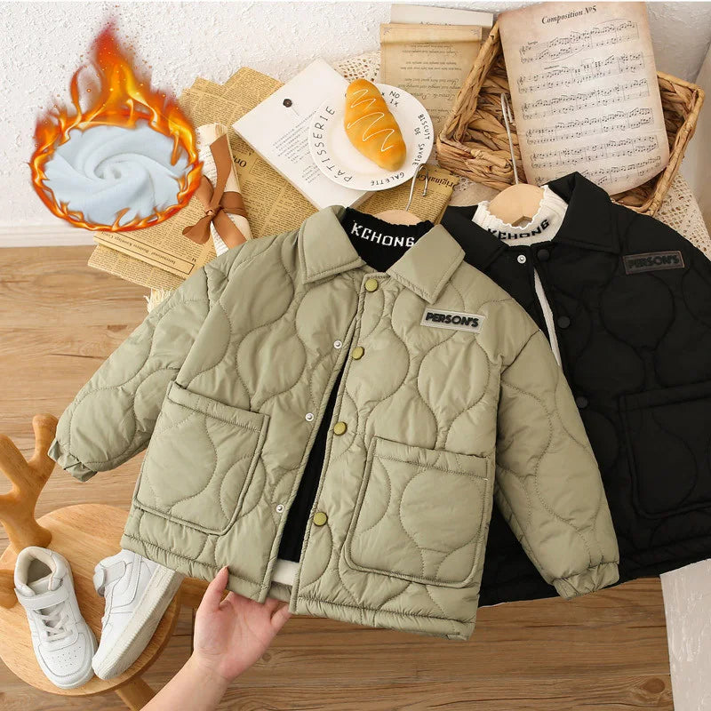 Boys Girls Winter Jackets Children Winter Fleece Down Coat