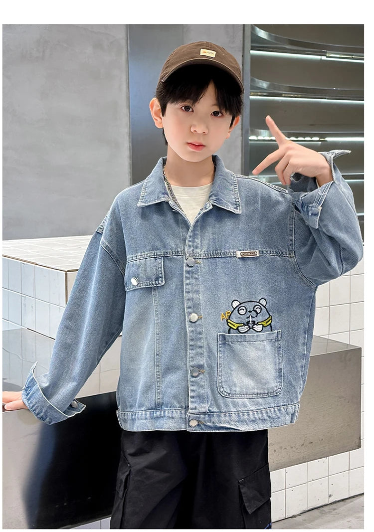 Kids Denim Boys Jacket