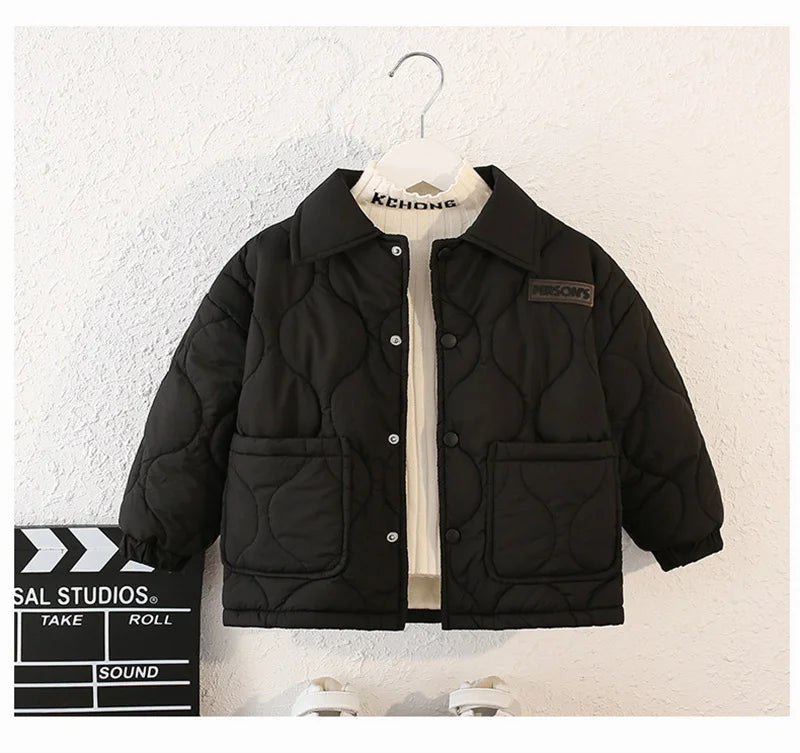 Boys Girls Winter Jackets Children Winter Fleece Down Coat