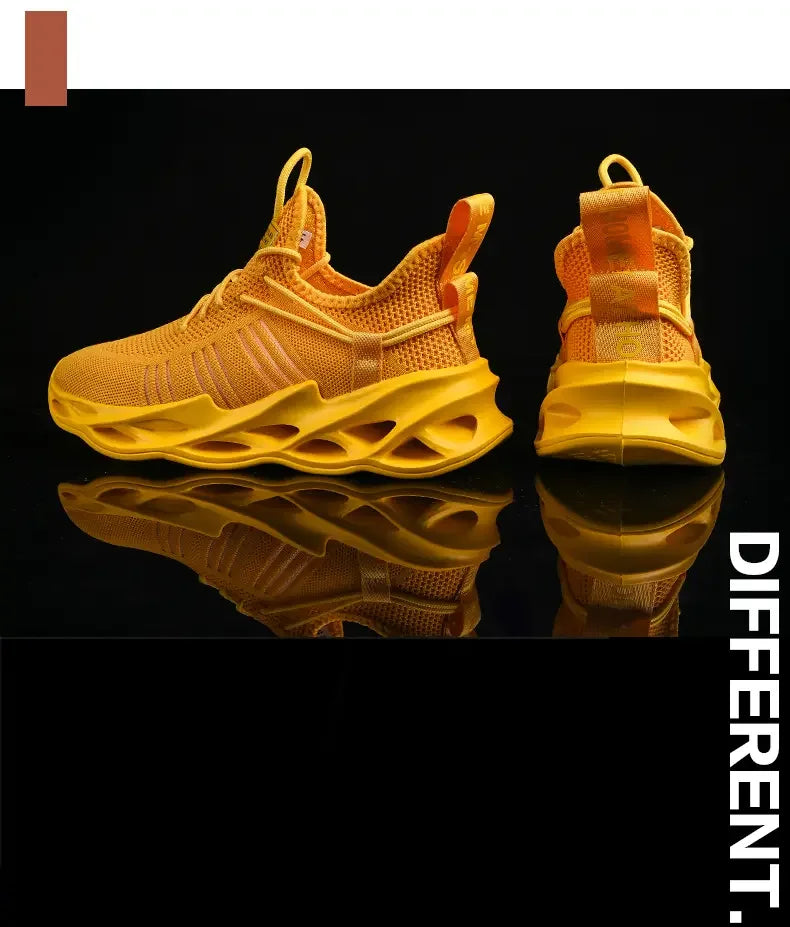 Men's Shoes Summer Outdoor Sports Breathable Mesh High-quality Running Fashionable Thick Soled Women's Casual Training Shoes