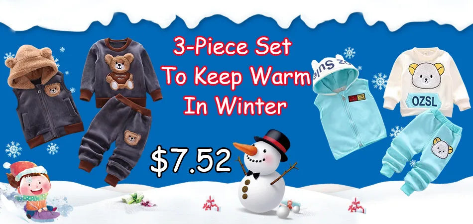 Kids Unisex Jackets For 3-14