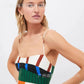 KK Elegant High Waist Spaghetti Strap Dress
