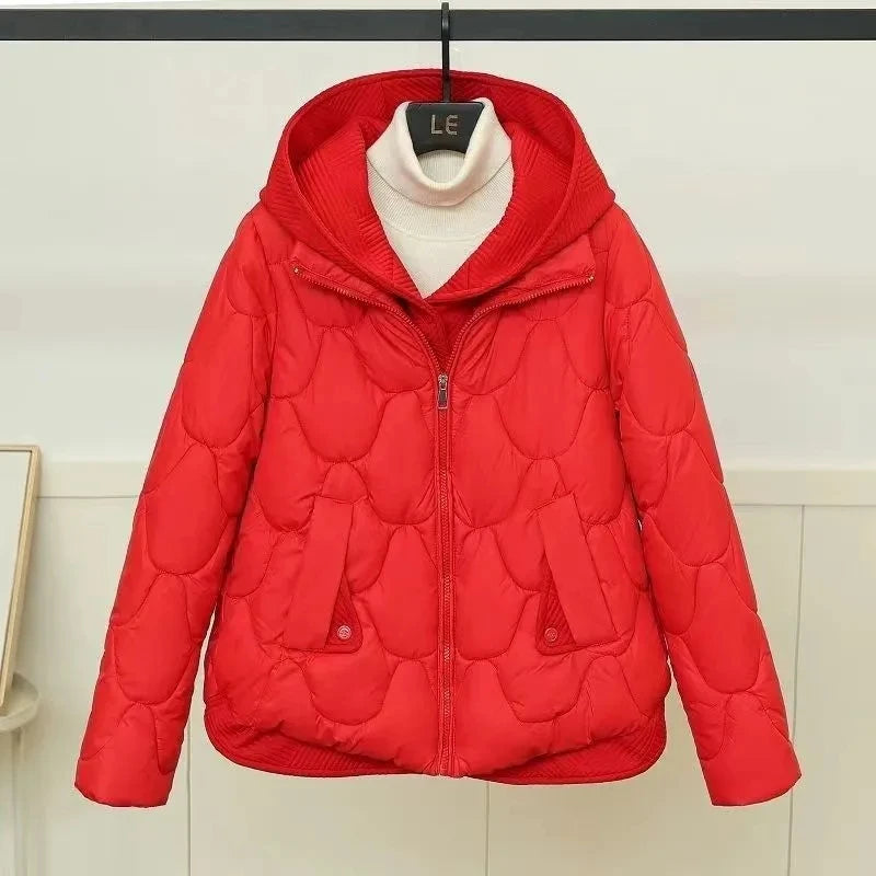 Women Loose Cropped Coat