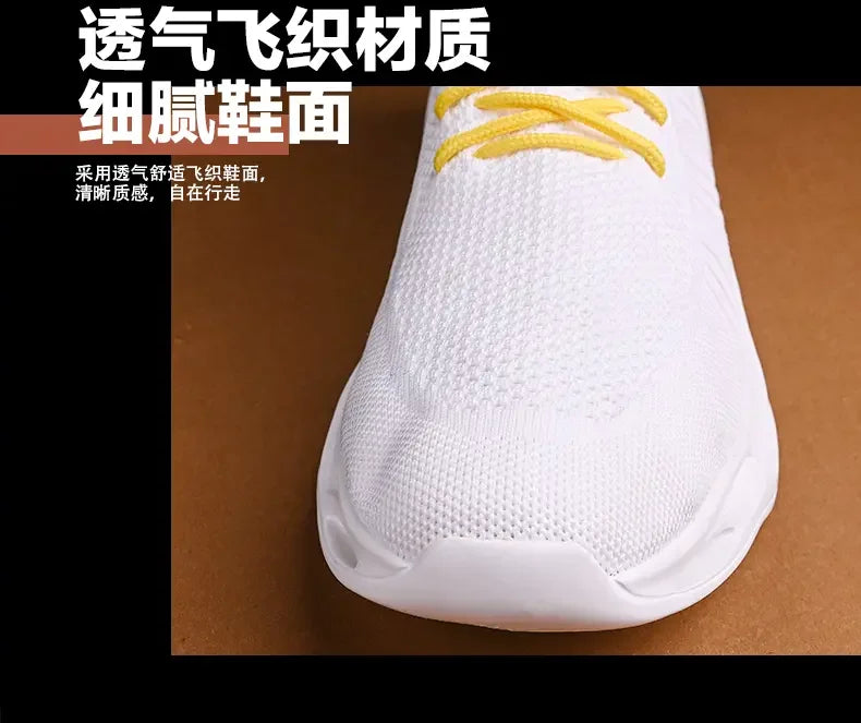 Men's Shoes Summer Outdoor Sports Breathable Mesh High-quality Running Fashionable Thick Soled Women's Casual Training Shoes