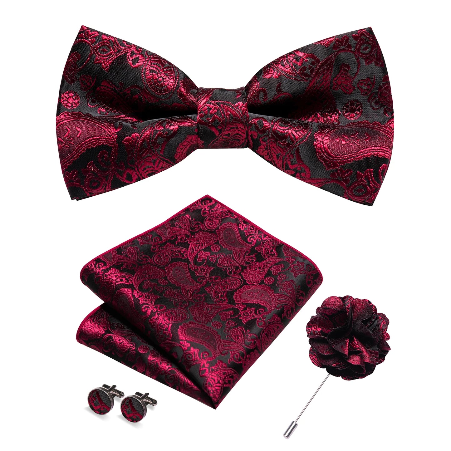 KK Paisley Mens Bow Tie