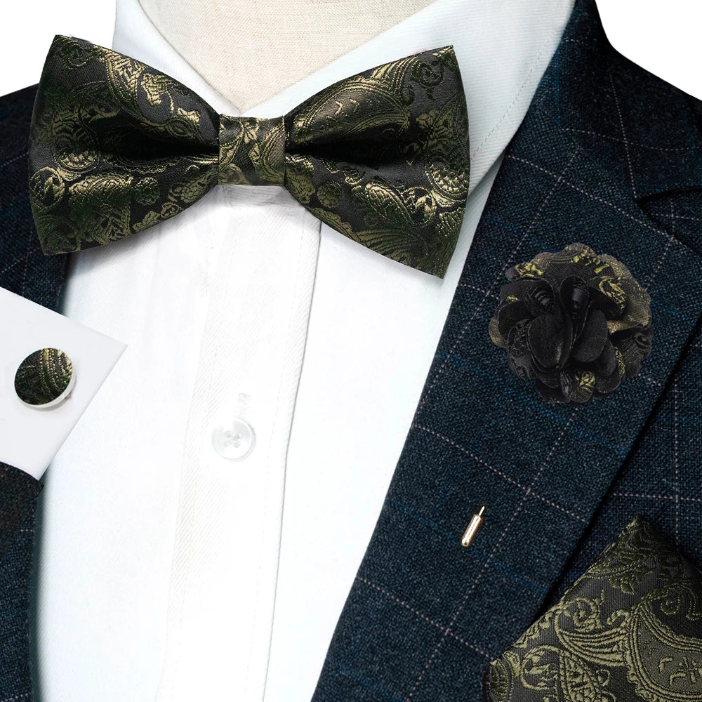 KK Paisley Mens Bow Tie