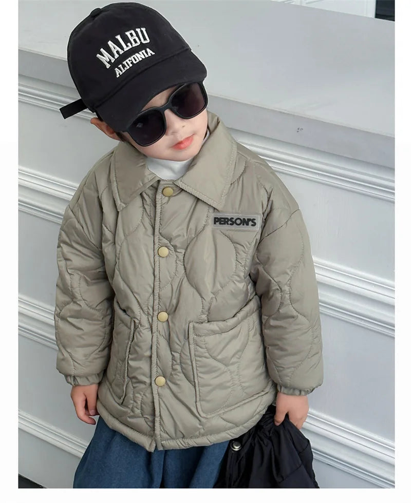 Boys Girls Winter Jackets Children Winter Fleece Down Coat