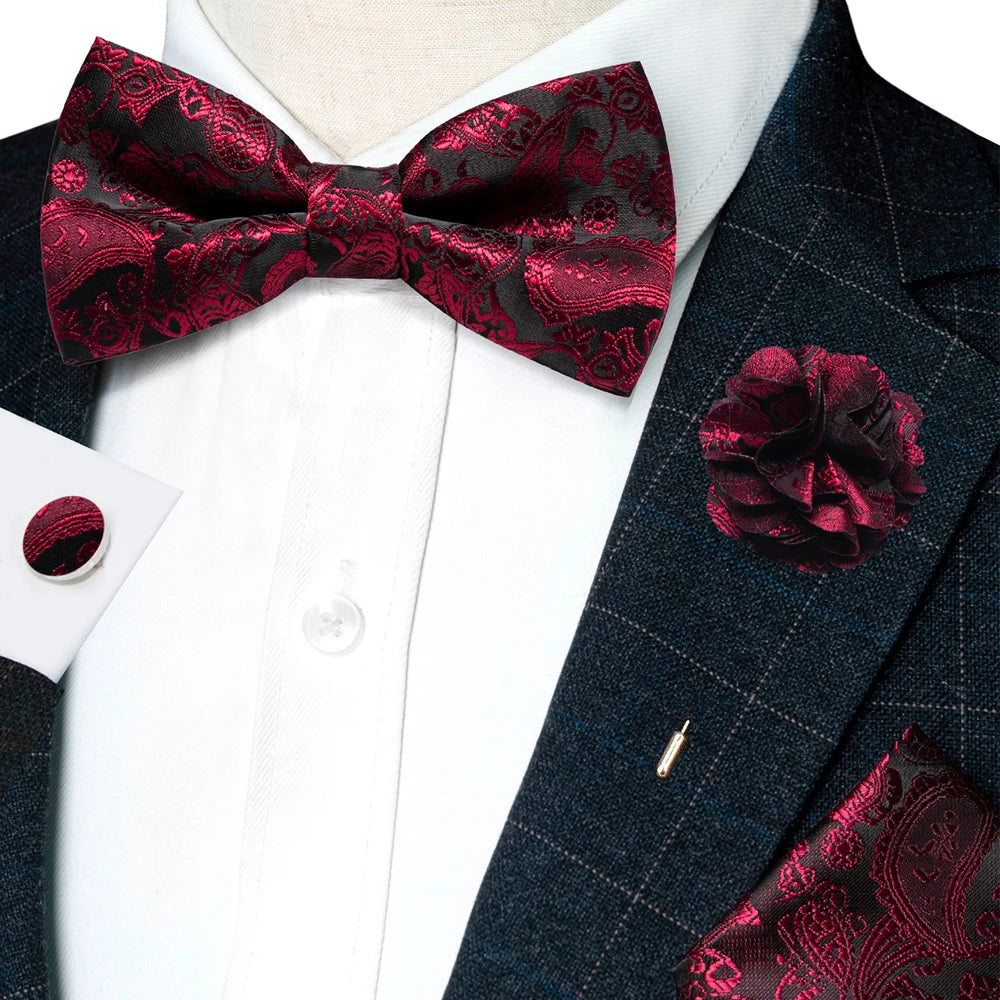 KK Paisley Mens Bow Tie