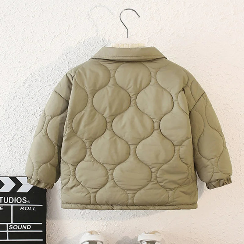 Boys Girls Winter Jackets Children Winter Fleece Down Coat