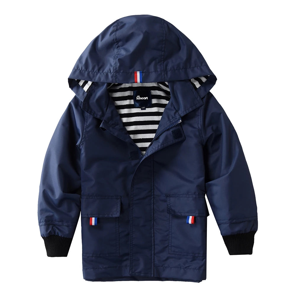 Kids Boys Girls Jackets Hooded