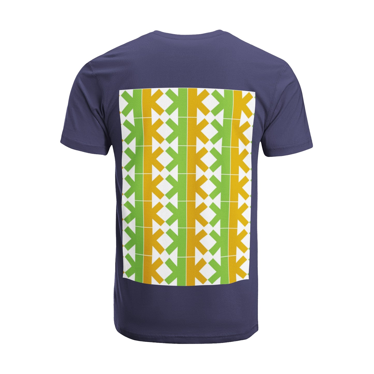 K-K-K Short Sleeve Crew Neck Cotton Jersey T-Shirt