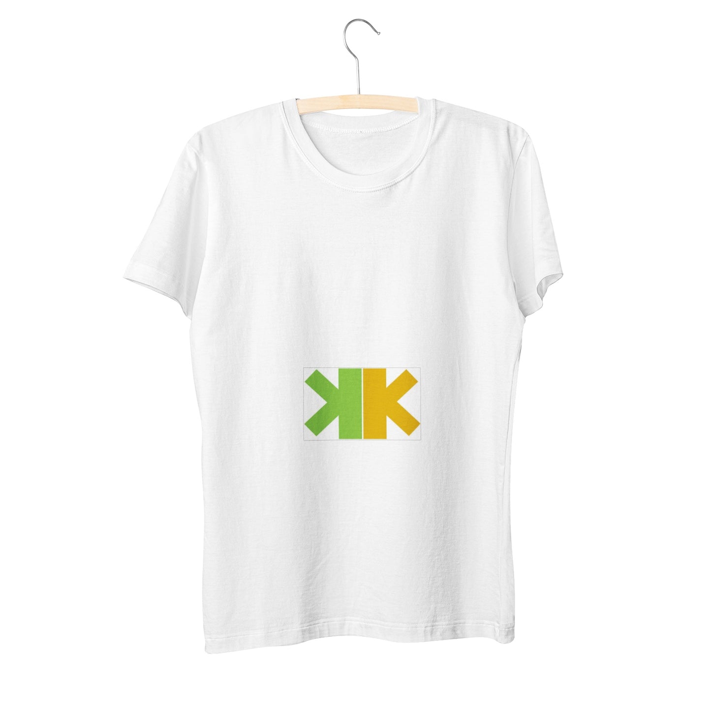 K-K-K Short Sleeve Crew Neck Cotton Jersey T-Shirt