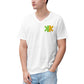 King 100% Cotton V‑Neck T‑shirt