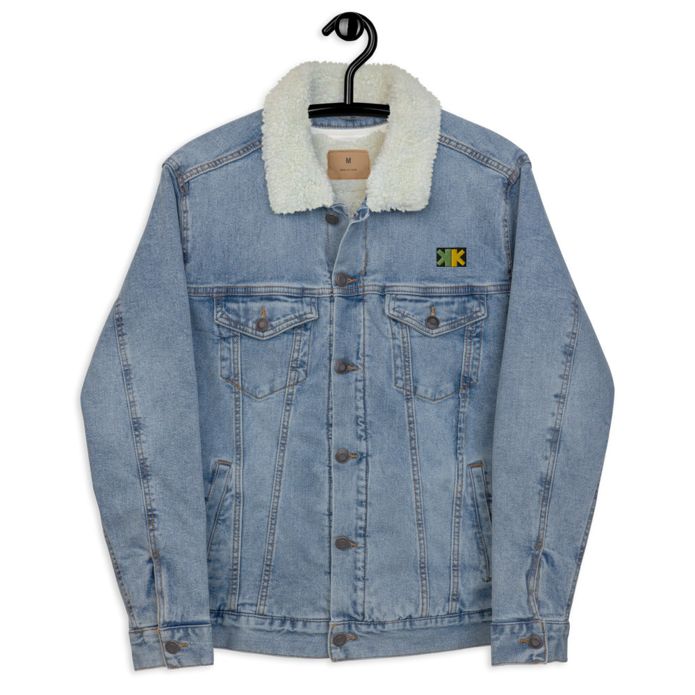 Kash_King_Kween Denim Sherpa Jacket