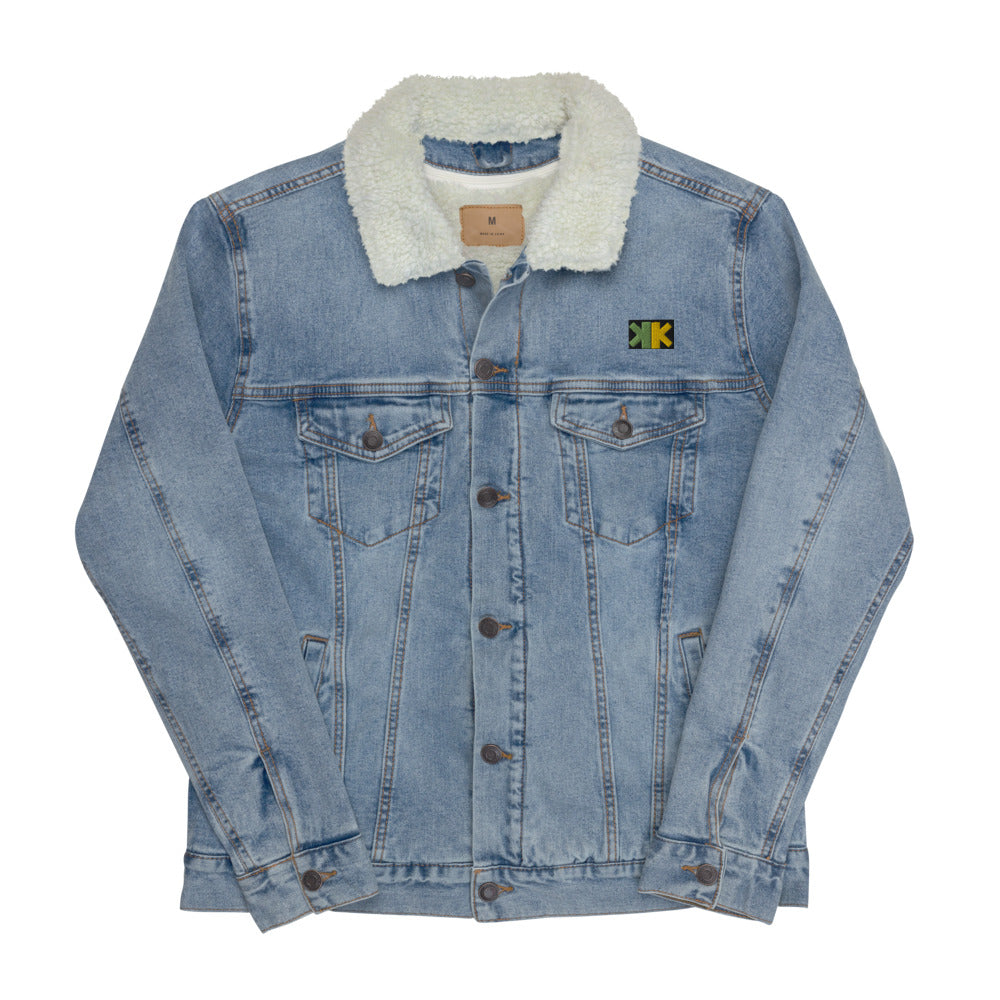 Kash_King_Kween Denim Sherpa Jacket